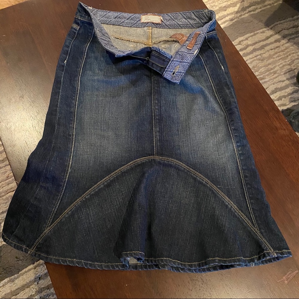 Paige Kelton denim skirt